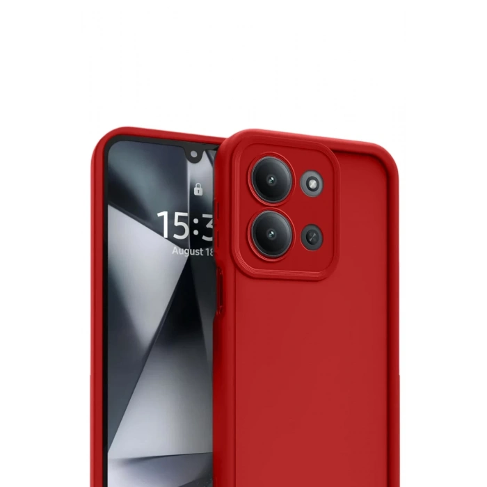 Xiaomi Redmi 15C 4G Uyumlu Viera Silikon - Kırmızı