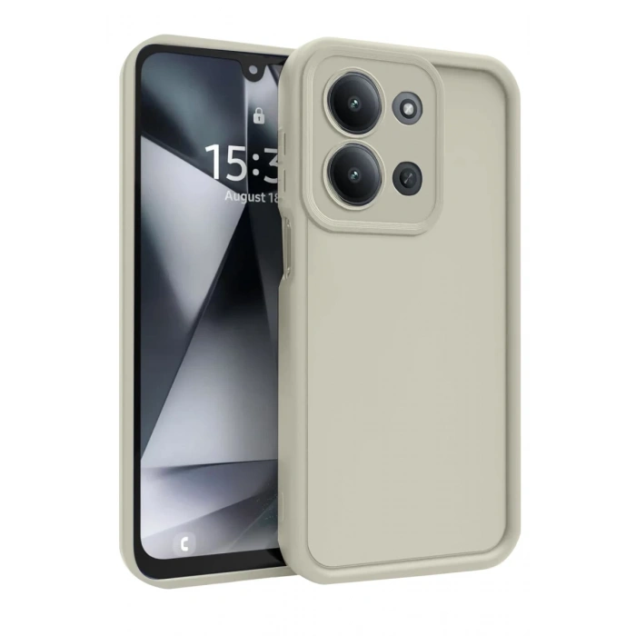 Xiaomi Redmi 15C 4G Uyumlu Viera Silikon - Krem