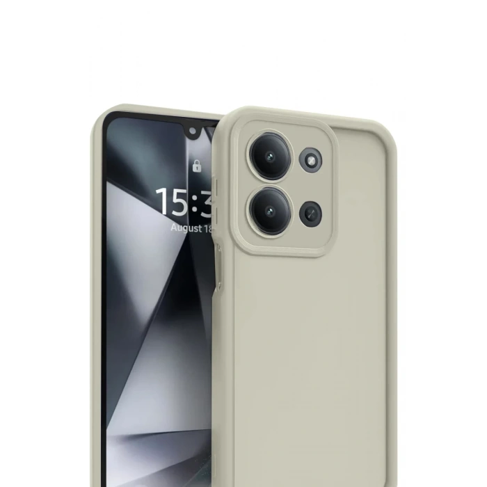 Xiaomi Redmi 15C 4G Uyumlu Viera Silikon - Krem