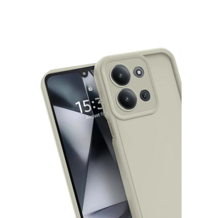 Xiaomi Redmi 15C 4G Uyumlu Viera Silikon - Krem