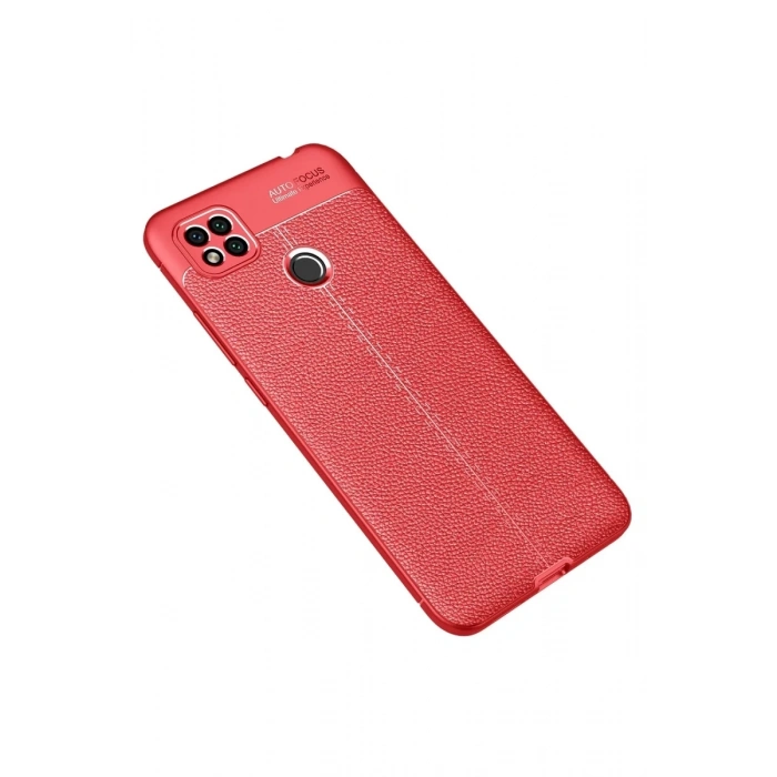 Xiaomi Redmi 9C Uyumlu Kılıf Auto Focus Kapak - Kırmızı