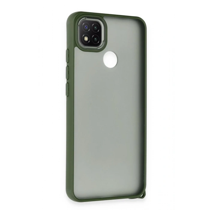 Xiaomi Redmi 9C Uyumlu Kılıf Elegant Kapak - Yeşil