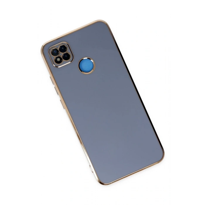 Xiaomi Redmi 9C Uyumlu Kılıf Volet Silikon - Mavi
