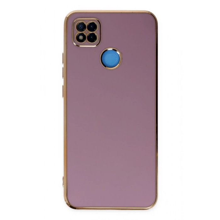 Xiaomi Redmi 9C Uyumlu Kılıf Volet Silikon - Mor
