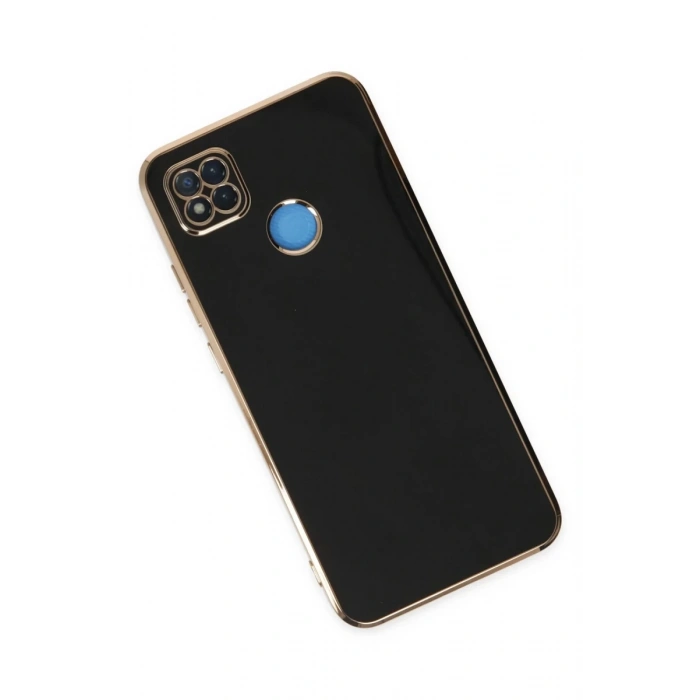 Xiaomi Redmi 9C Uyumlu Kılıf Volet Silikon - Siyah