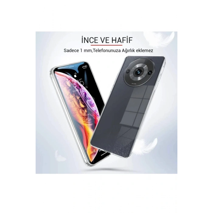 Xiaomi Redmi A3 4G Uyumlu Kılıf Lüx Şeffaf Silikon