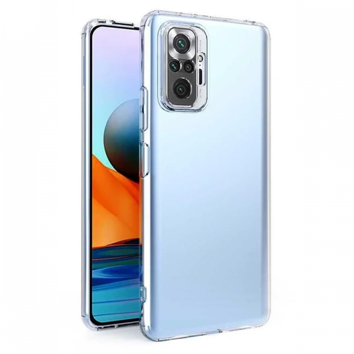 Xiaomi Redmi Note 10 5G Uyumlu Kılıf Lüx Şeffaf Silikon