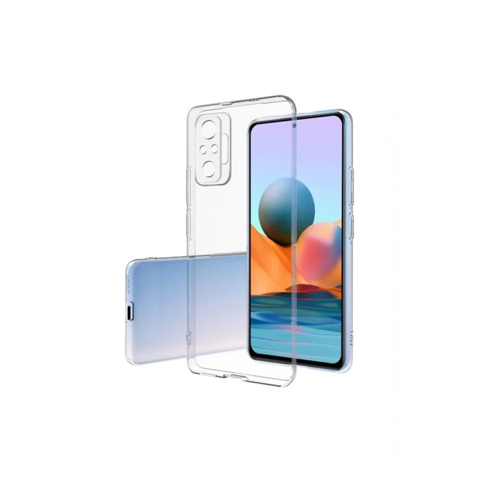 Xiaomi Redmi Note 10 Pro Uyumlu Kılıf Lüx Şeffaf Silikon
