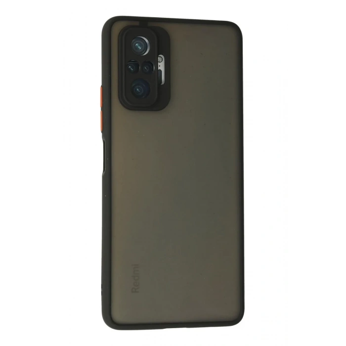 Xiaomi Redmi Note 10 Pro Uyumlu Kılıf Montreal Silikon Kapak - Siyah