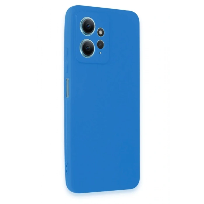 Xiaomi Redmi Note 12 4G Uyumlu Kılıf First Silikon - Mavi