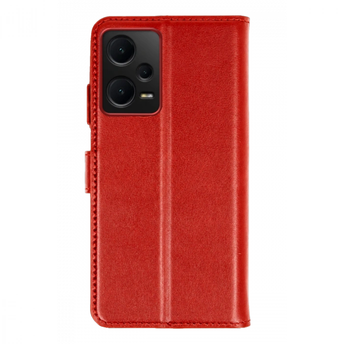 Xiaomi Redmi Note 12 5G Trend S Kapaklı Kılıf - Kırmızı