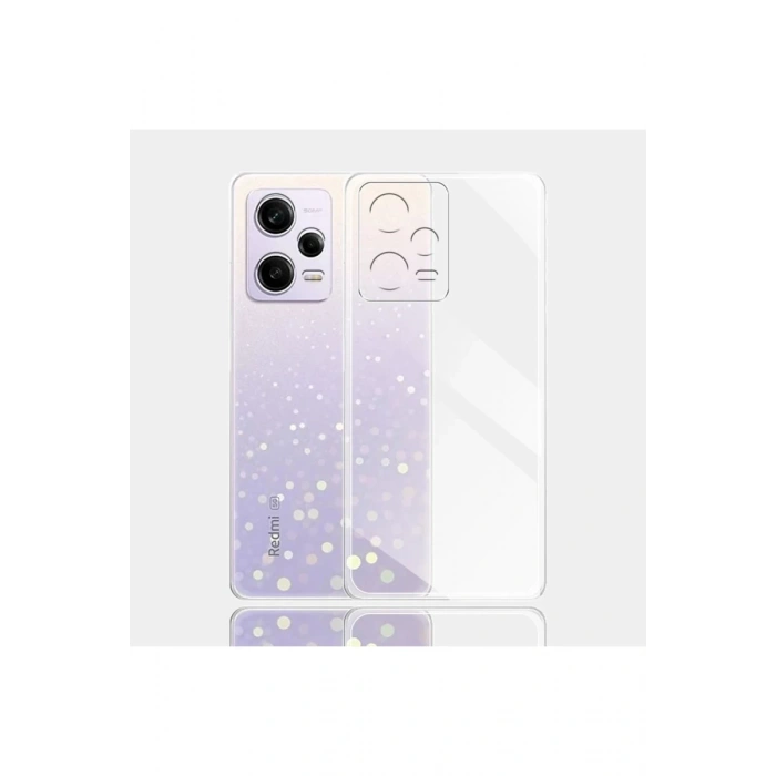 Xiaomi Redmi Note 12 5G Uyumlu Kılıf Lüx Şeffaf Silikon