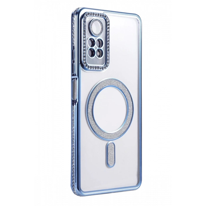 Xiaomi Redmi Note 12 Pro 4G Joke Simli Magneticsafe Kılıf - Mavi
