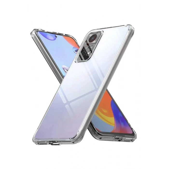Xiaomi Redmi Note 12 Pro 4G Uyumlu Kılıf Lüx Şeffaf Silikon