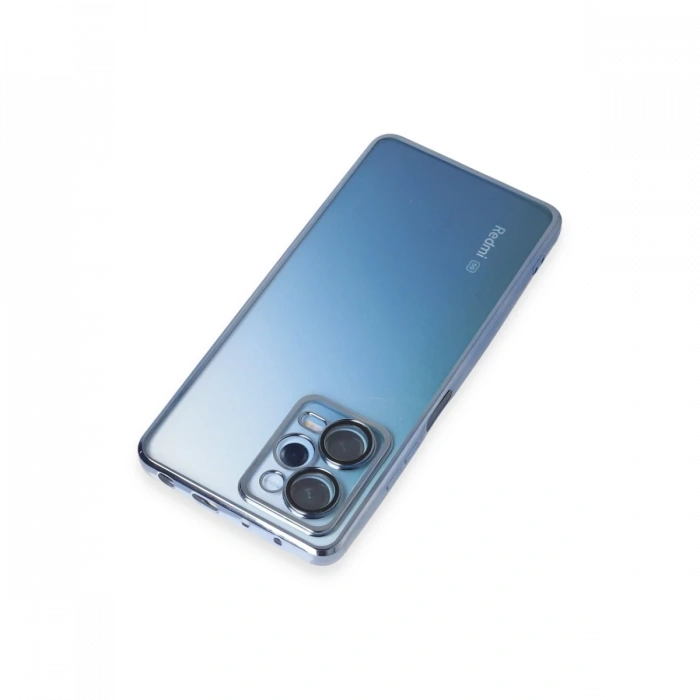 Xiaomi Redmi Note 12 Pro 5G Kılıf Lensli Silikon - Açık Mavi