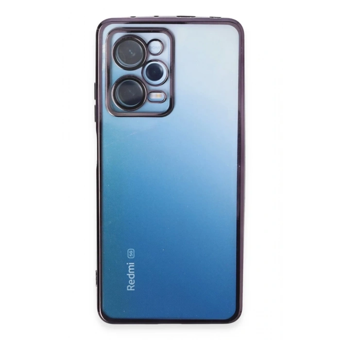 Xiaomi Redmi Note 12 Pro 5G Uyumlu Kılıf Lensli Silikon - Mor