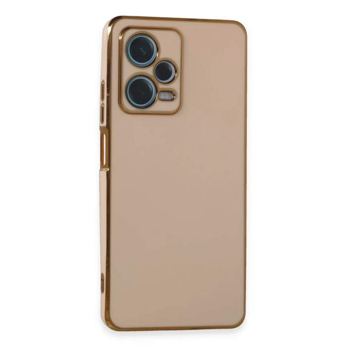 Xiaomi Redmi Note 12 Pro Plus Uyumlu Kılıf Volet Silikon - Pembe