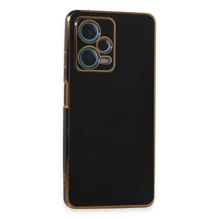 Xiaomi Redmi Note 12 Pro Plus Uyumlu Kılıf Volet Silikon - Siyah
