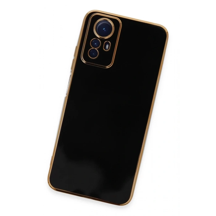 Xiaomi Redmi Note 12S Uyumlu Kılıf Volet Silikon - Siyah