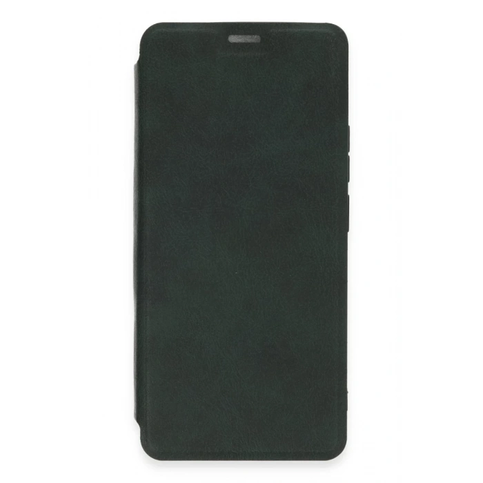 Xiaomi Redmi Note 13 4G Kılıf Flip Cover - Koyu Yeşil