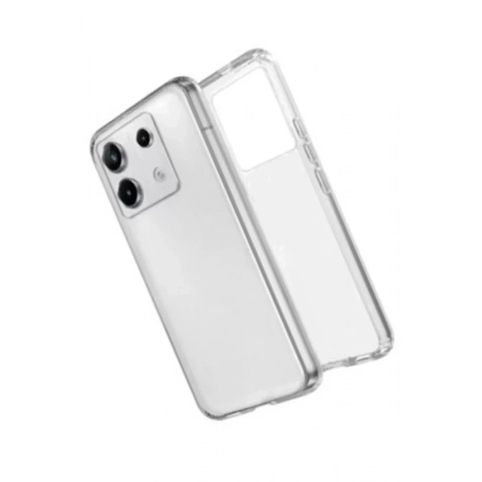 Xiaomi Redmi Note 13 4G Uyumlu Kılıf Lüx Şeffaf Silikon