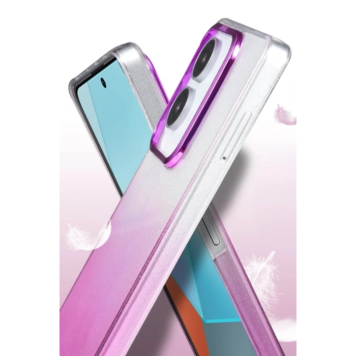 Xiaomi Redmi Note 13 Pro 4G Glossy Kapak - Mavi