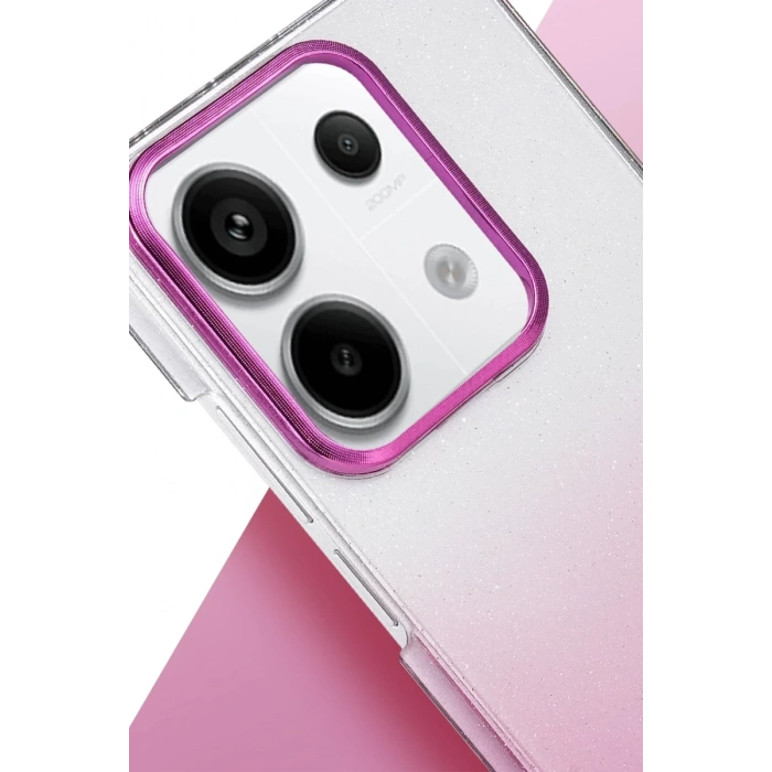 Xiaomi Redmi Note 13 Pro 4G Uyumlu Glossy Kapak - Pembe