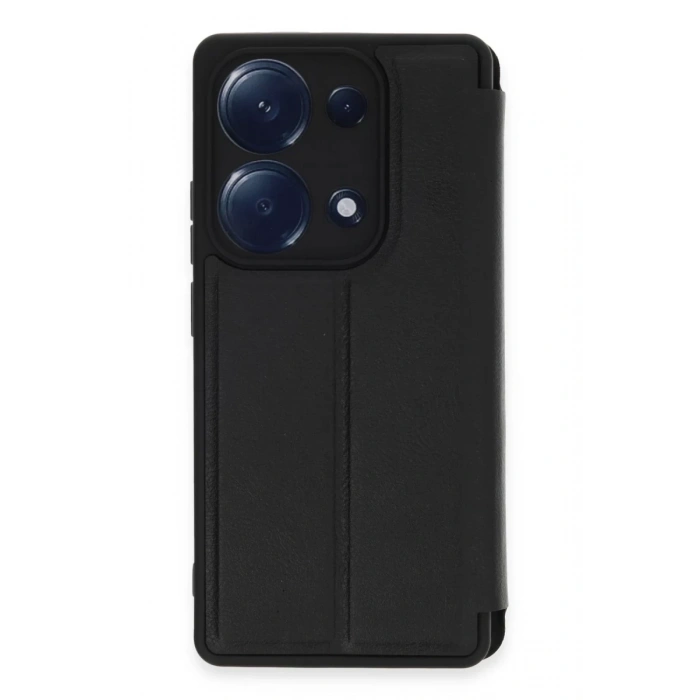 Xiaomi Redmi Note 13 Pro 4G Uyumlu Kılıf Flip Cover - Siyah