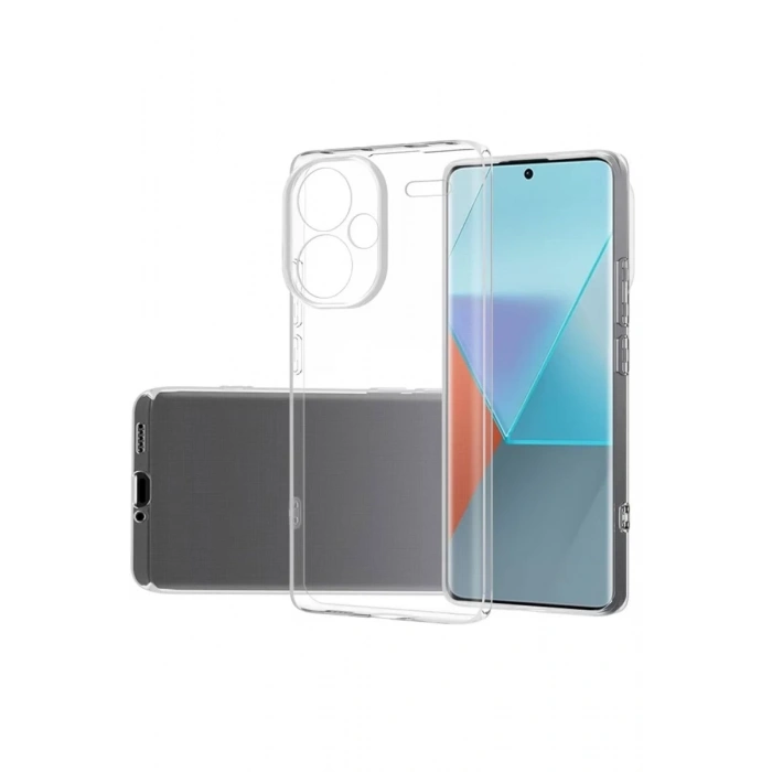 Xiaomi Redmi Note 13 Pro Plus Uyumlu Kılıf Lüx Şeffaf Silikon