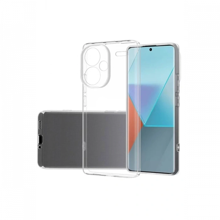 Xiaomi Redmi Note 13 Pro Plus Uyumlu Kılıf Lüx Şeffaf Silikon