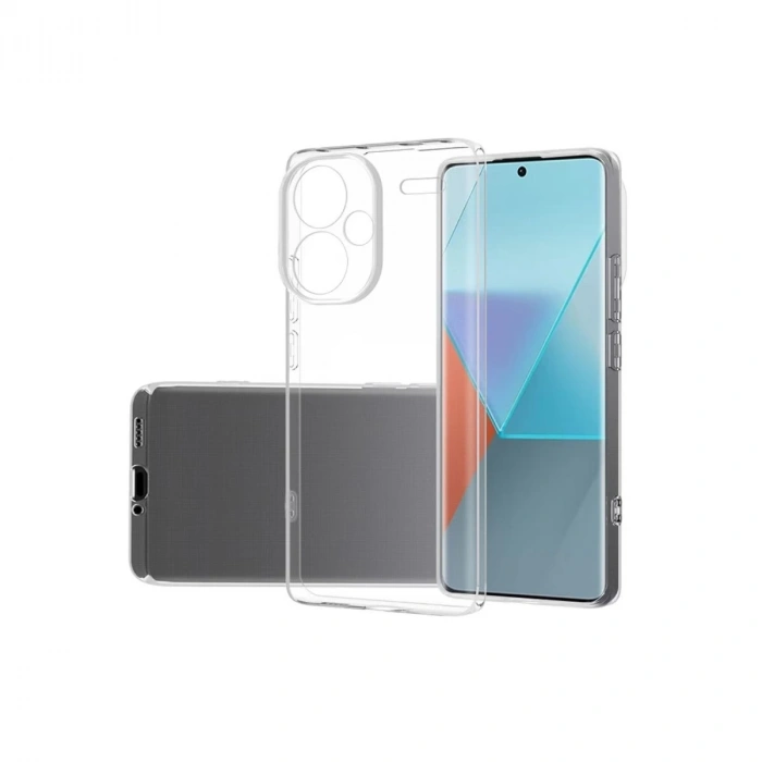 Xiaomi Redmi Note 13 Pro Plus Uyumlu Kılıf Lüx Şeffaf Silikon