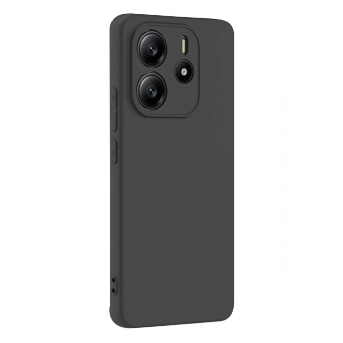 Xiaomi Redmi Note 14 4G Uyumlu Kılıf First Silikon - Siyah