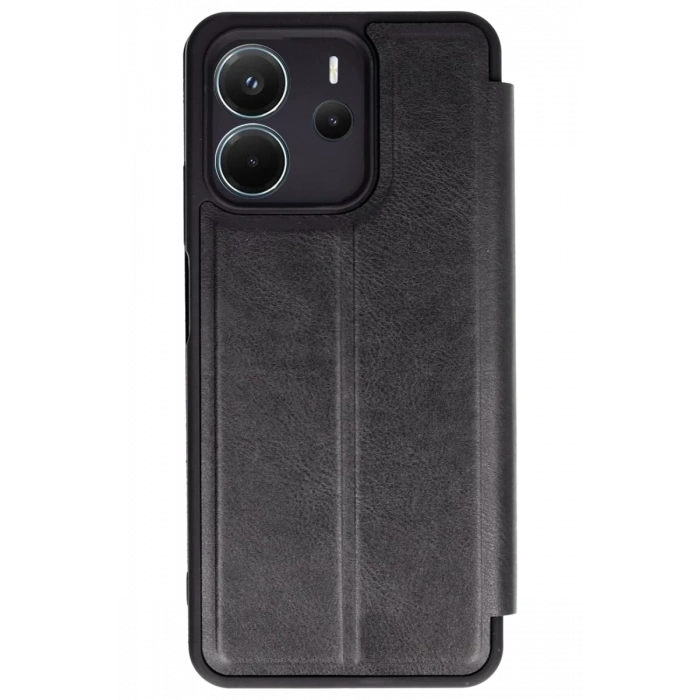 Xiaomi Redmi Note 14 4G Uyumlu Kılıf Flip Cover - Siyah