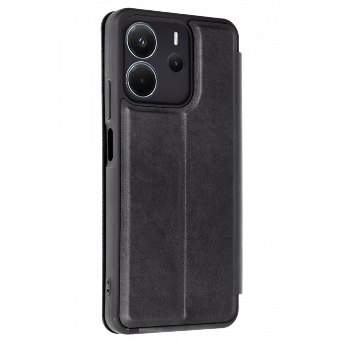 Xiaomi Redmi Note 14 4G Uyumlu Kılıf Flip Cover - Siyah