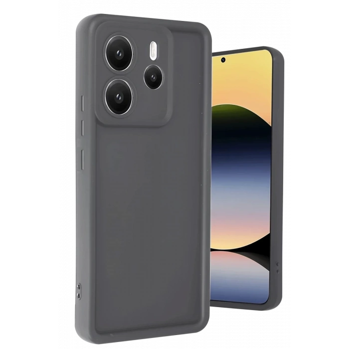 Xiaomi Redmi Note 14 4G Uyumlu Kılıf Viera Silikon - Gri