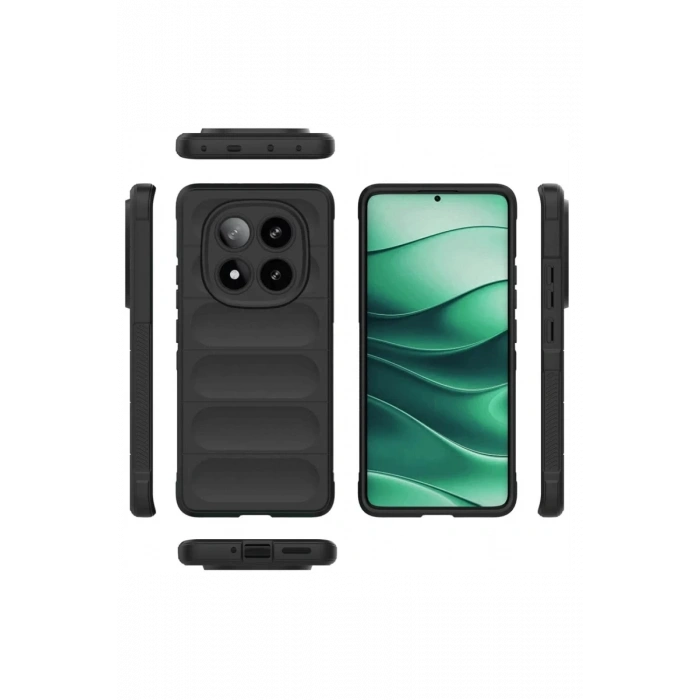 Xiaomi Redmi Note 14 Pro 4G Uyumlu Kılıf Optimum Silikon - Siyah