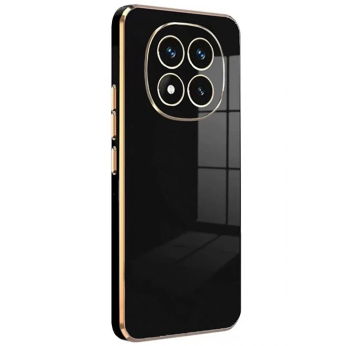 Xiaomi Redmi Note 14 Pro 4G Uyumlu Kılıf Volet Silikon - Siyah