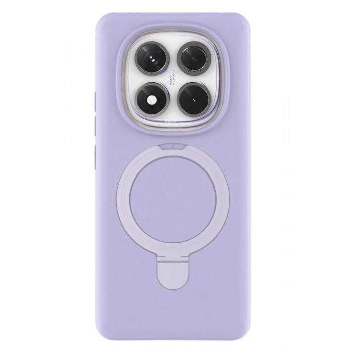 Xiaomi Redmi Note 14 Pro 4G Uyumlu Regal Magsafe Standlı Kapak - Lila
