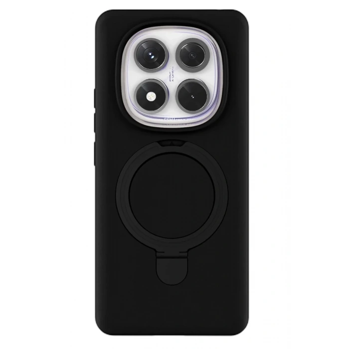 Xiaomi Redmi Note 14 Pro 4G Uyumlu Regal Magsafe Standlı Kapak - Siyah