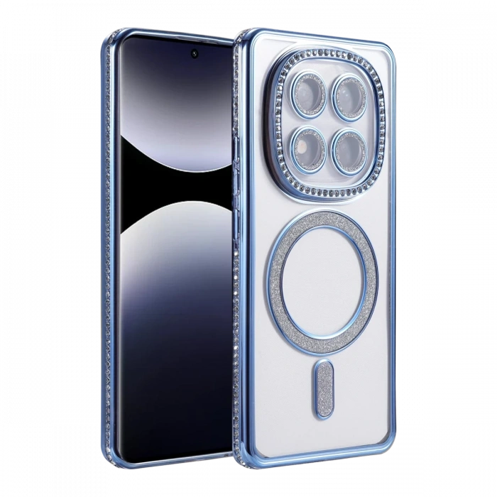 Xiaomi Redmi Note 14 Pro 5G Joke Simli Magneticsafe Kılıf - Mavi