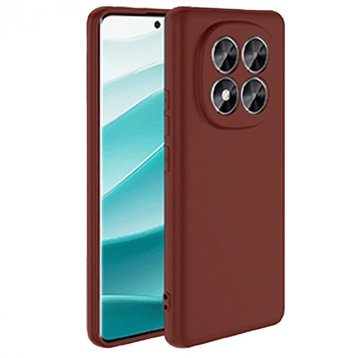 Xiaomi Redmi Note 14 Pro 5G Uyumlu Kılıf First Silikon - Bordo