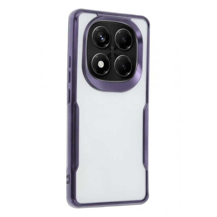 Xiaomi Redmi Note 14 Pro Plus Uyumlu Kılıf Boyi Silikon Kapak - Derin Mor