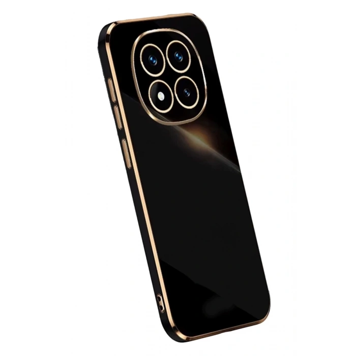 Xiaomi Redmi Note 14 Pro Plus Uyumlu Kılıf Volet Silikon - Siyah