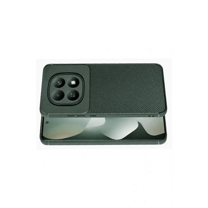 Xiaomi Redmi Note 15 4G Auto Focus Karbon Kapak - Koyu Yeşil