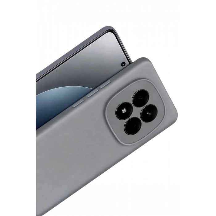 Xiaomi Redmi Note 15 4G Uyumlu First Silikon - Gri