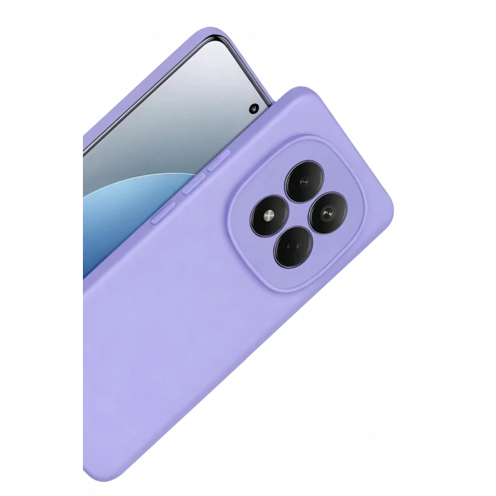 Xiaomi Redmi Note 15 4G Uyumlu First Silikon - Lila
