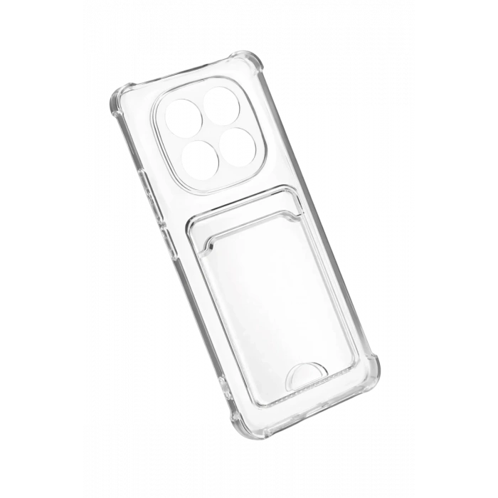 Xiaomi Redmi Note 15 4G Uyumlu Kart Şeffaf Silikon - Şeffaf