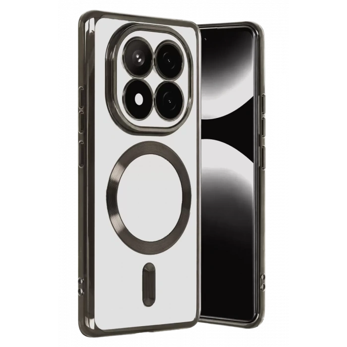Xiaomi Redmi Note 15 4G Uyumlu Kross Magneticsafe Kapak - Siyah