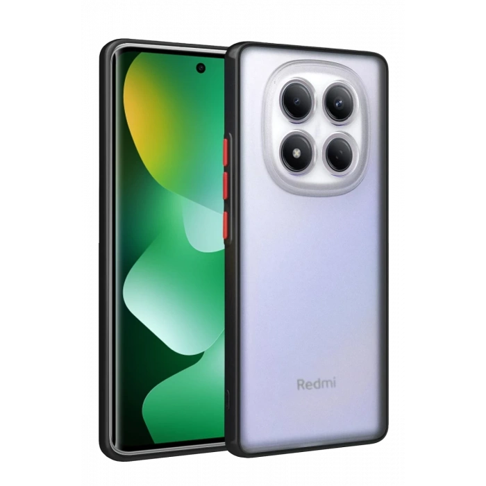 Xiaomi Redmi Note 15 4G Uyumlu Montreal Silikon Kapak - Siyah