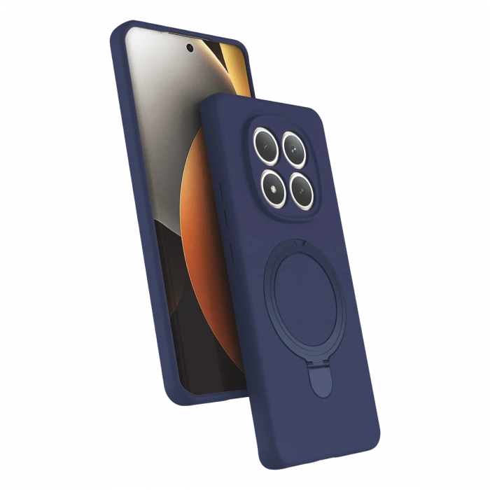 Xiaomi Redmi Note 15 Pro 4G Regal Magsafe Standlı Kapak - Lacivert